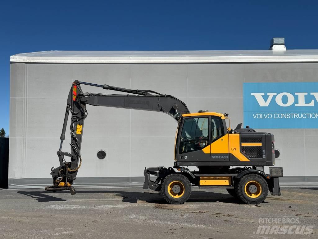 Volvo EW 160 E  휠 굴삭기