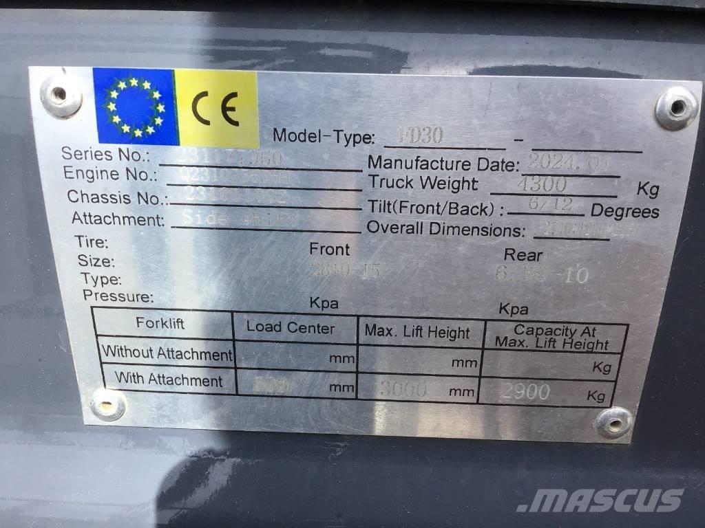  surestac FD30J 디젤 지게차