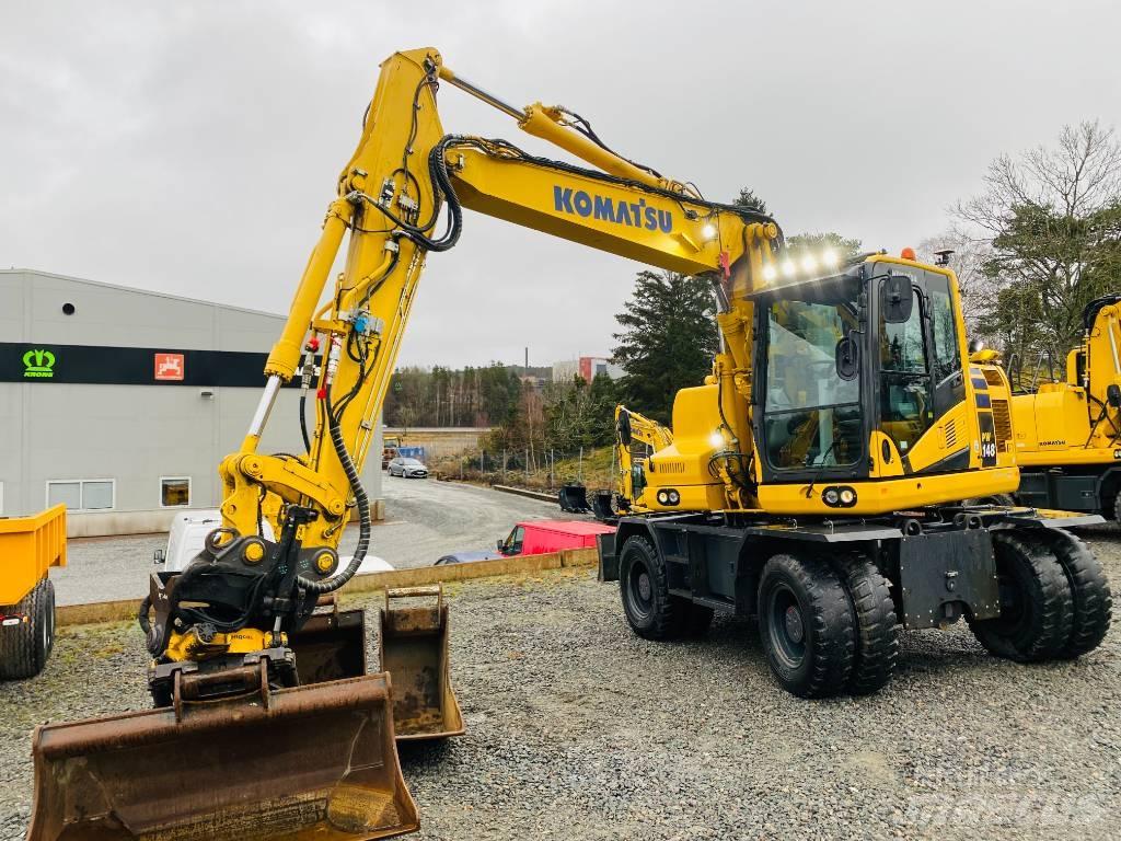 Komatsu PW148-11  휠 굴삭기