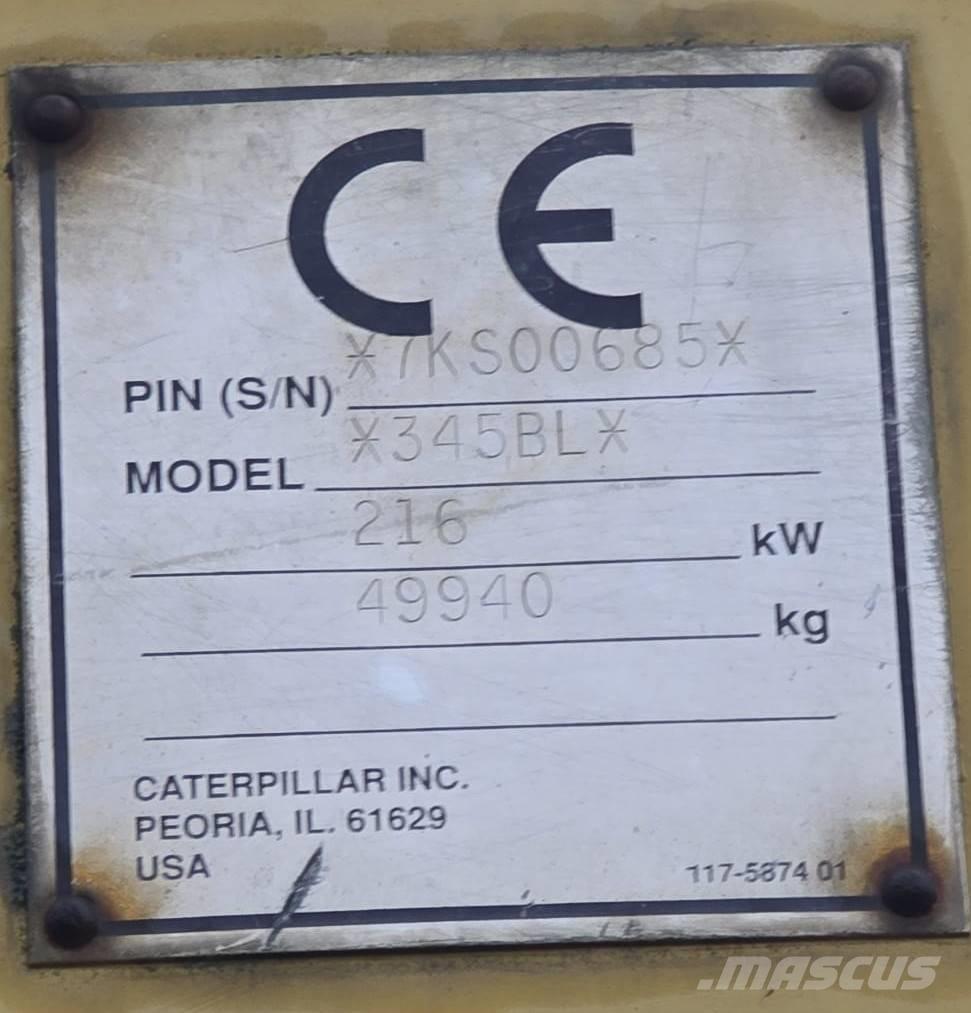 CAT 345 B L 대형 굴삭기 29톤 이상