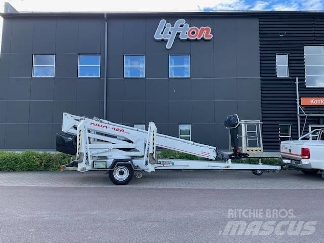 Dino 260 XTD Skylift 트레일러 탑재 고소작업대