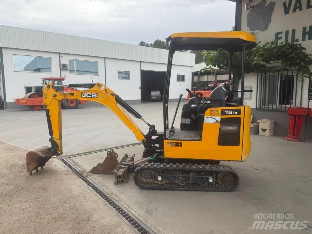 JCB 16 C-1, 821h 소형 굴삭기 7톤 미만