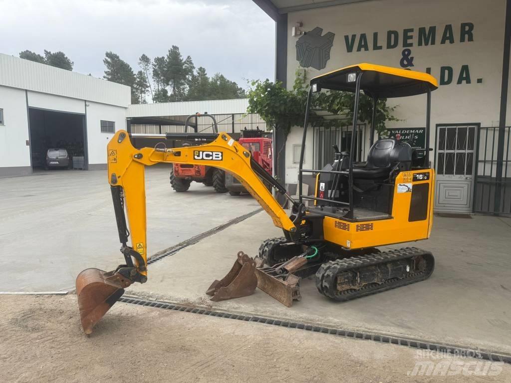 JCB 16 C-1, 821h 소형 굴삭기 7톤 미만