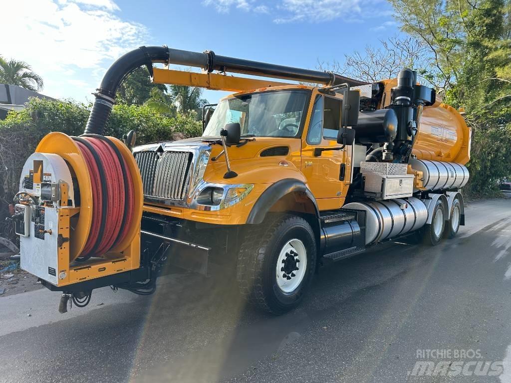 International 7600 콤비/진공 트럭