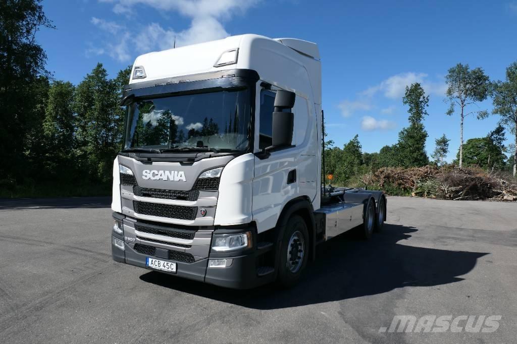 Scania G500B6x2NB 훅 리프트 트럭