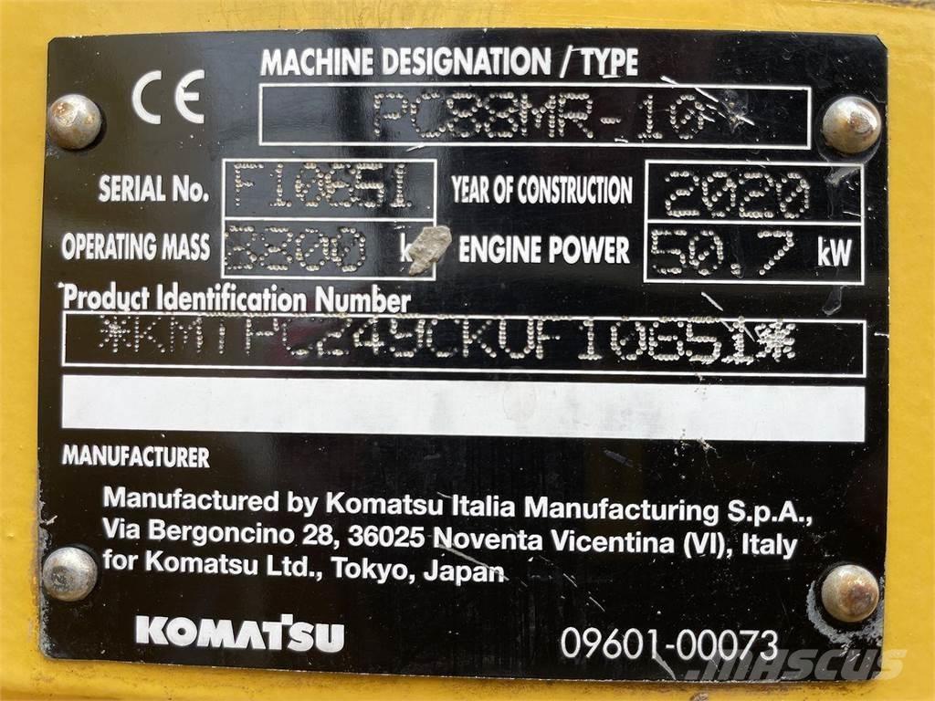 Komatsu PC88MR-10  휠 굴삭기