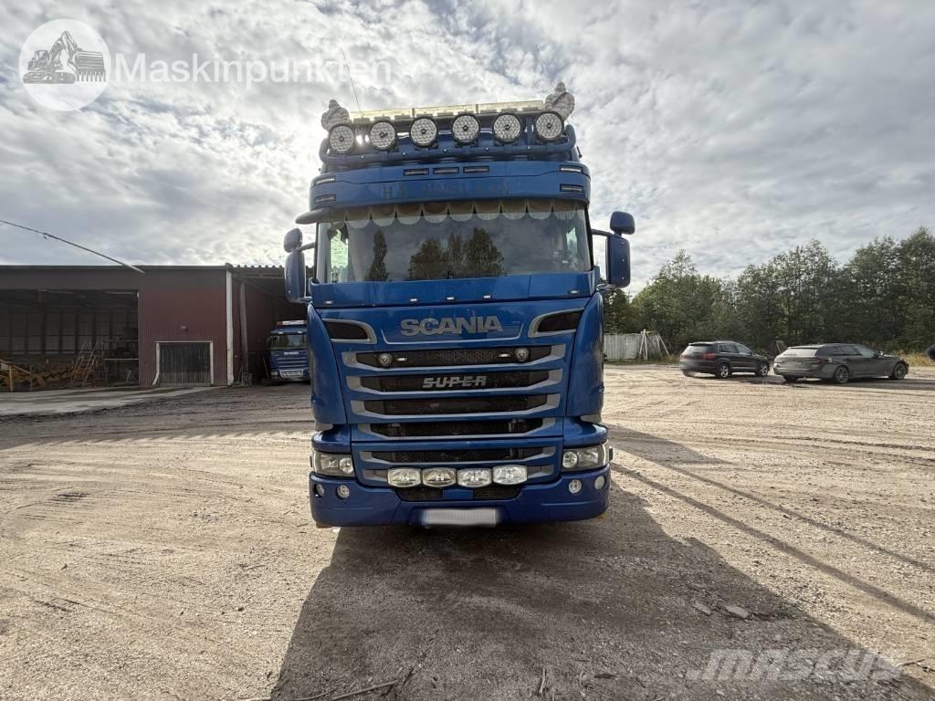 Scania R 580 새시 운전실 트럭