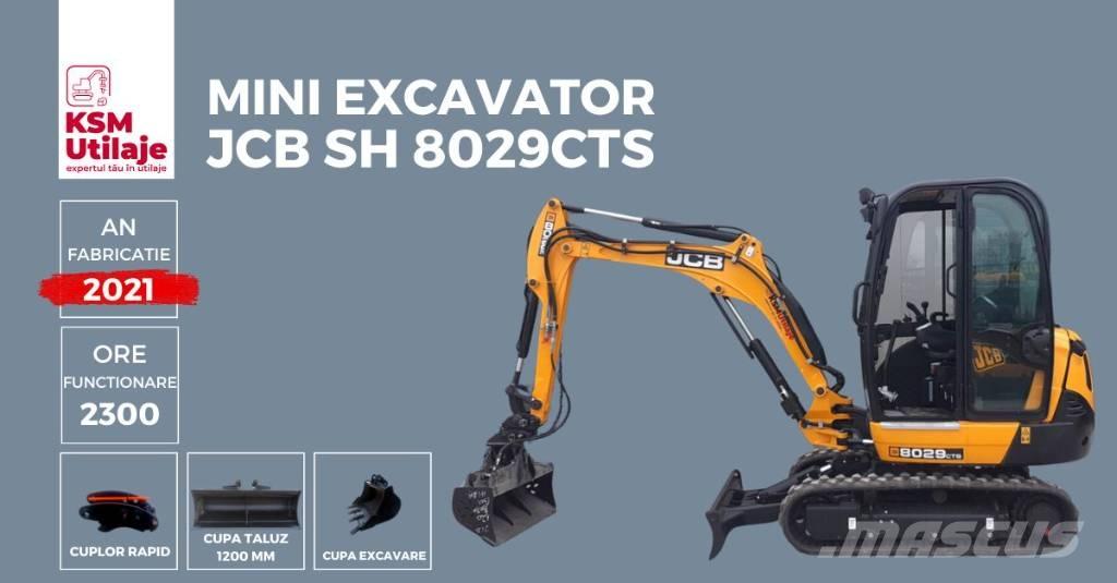 JCB 8029 CTS 소형 굴삭기 7톤 미만