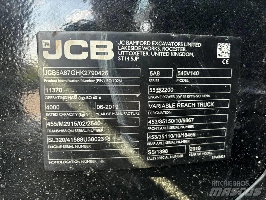 JCB 540-140 텔러 핸들러
