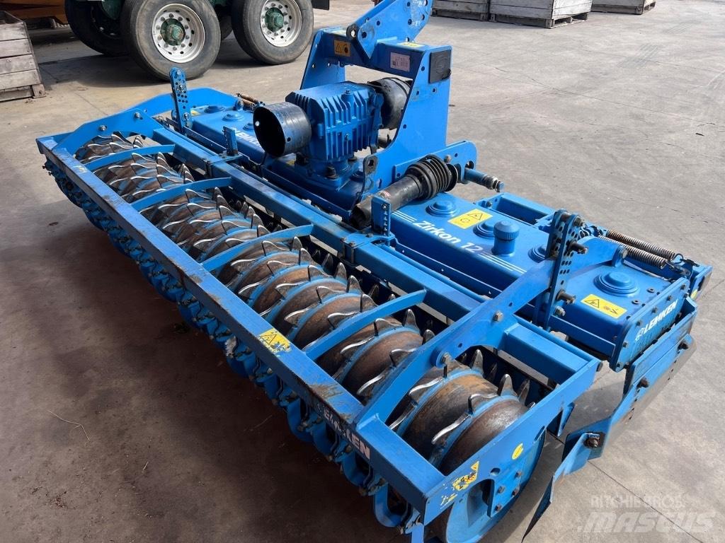 Lemken Zirkon 12 파워 하로우 및 로토틸러(회전 경운기)