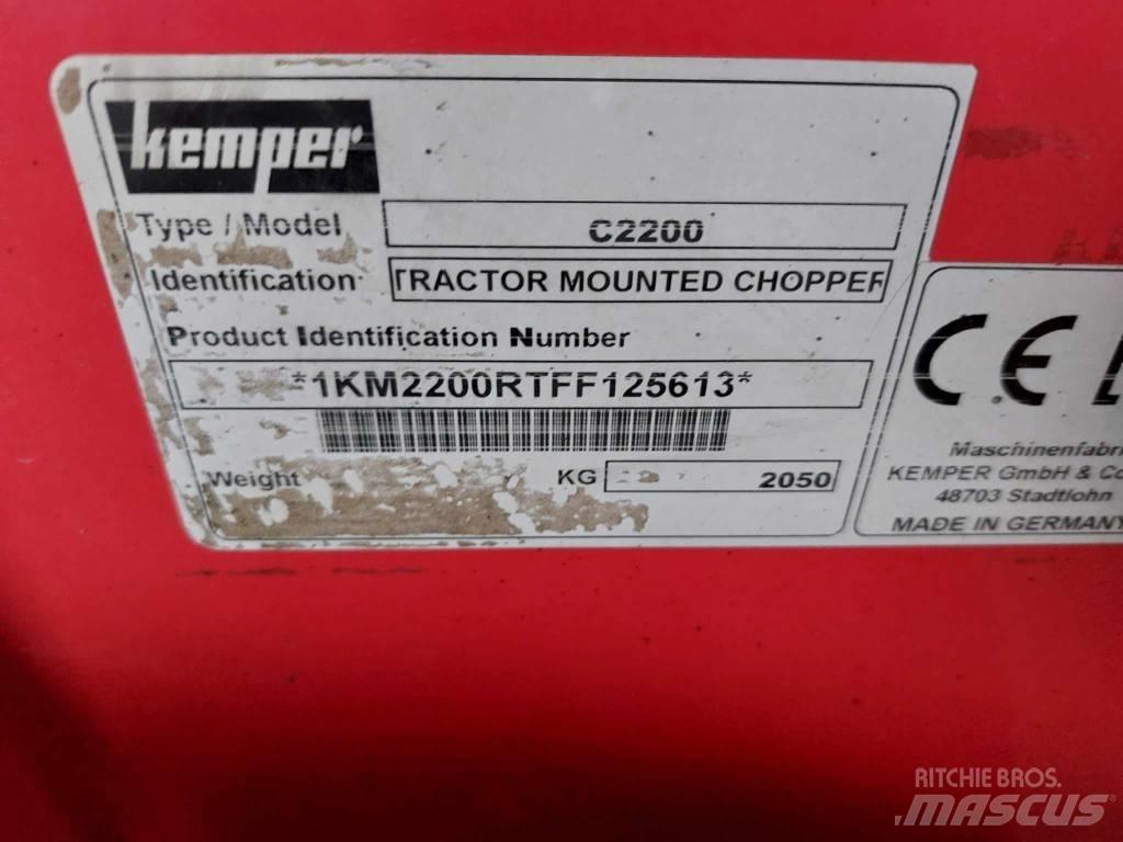 Kemper C2200 목초 수확기
