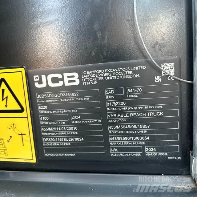 JCB 541-70 텔러 핸들러