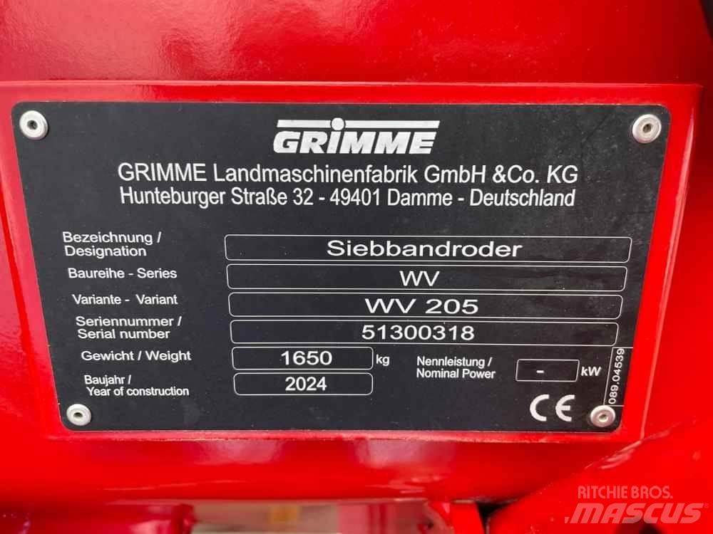 Grimme WV 205 농기계 - 기타
