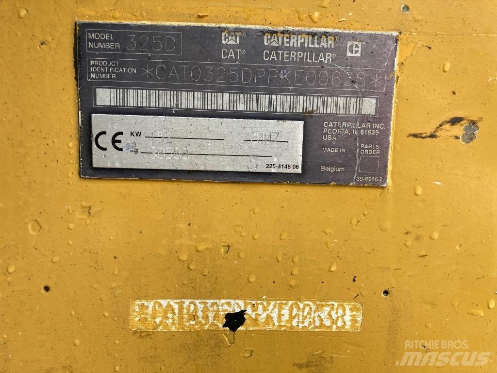 CAT 325 D 대형 굴삭기 29톤 이상