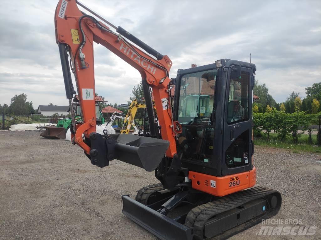 Hitachi ZX 26 U-6 소형 굴삭기 7톤 미만