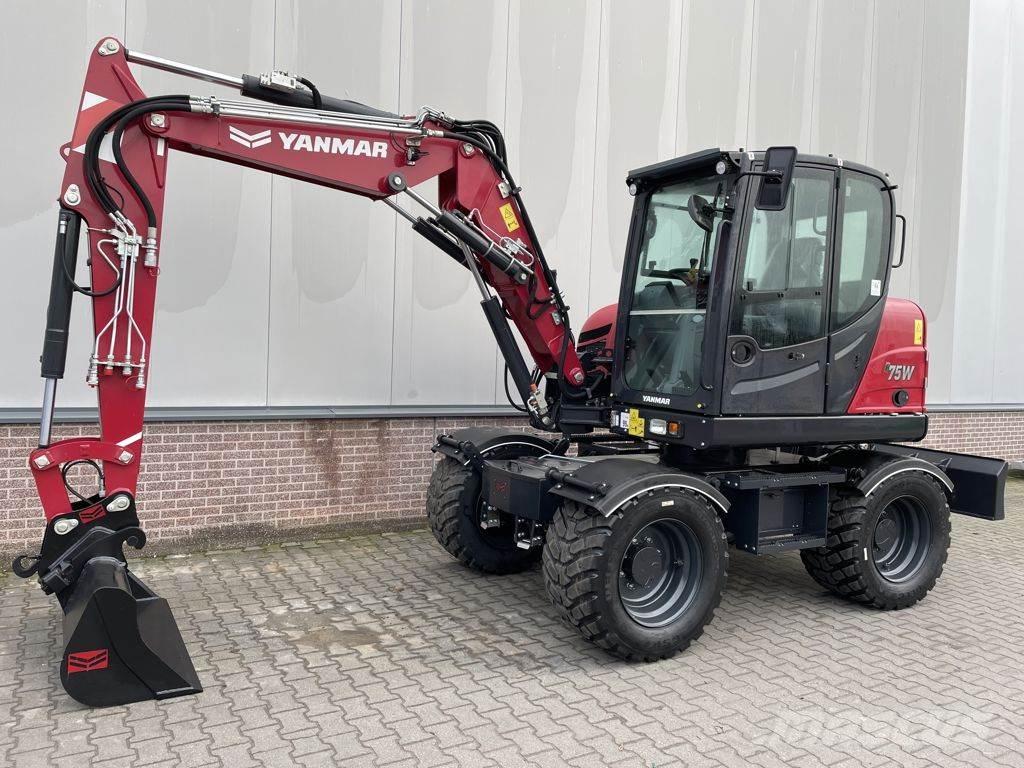 Yanmar B75W  휠 굴삭기