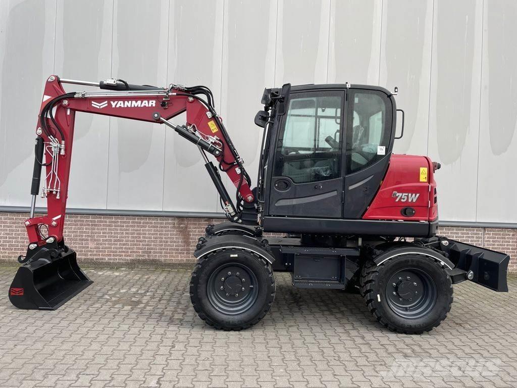 Yanmar B75W  휠 굴삭기