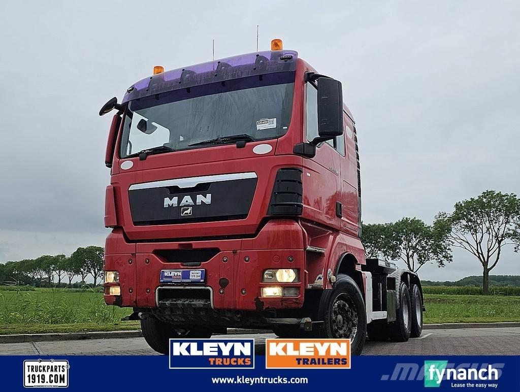 MAN 33.400 TGS 6X4 훅 리프트 트럭