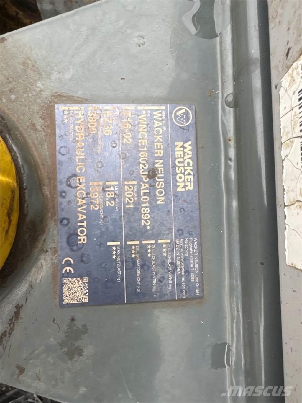 Wacker Neuson EZ36 대형 굴삭기 29톤 이상
