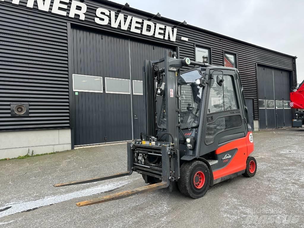 Linde E 20 전동 지게차