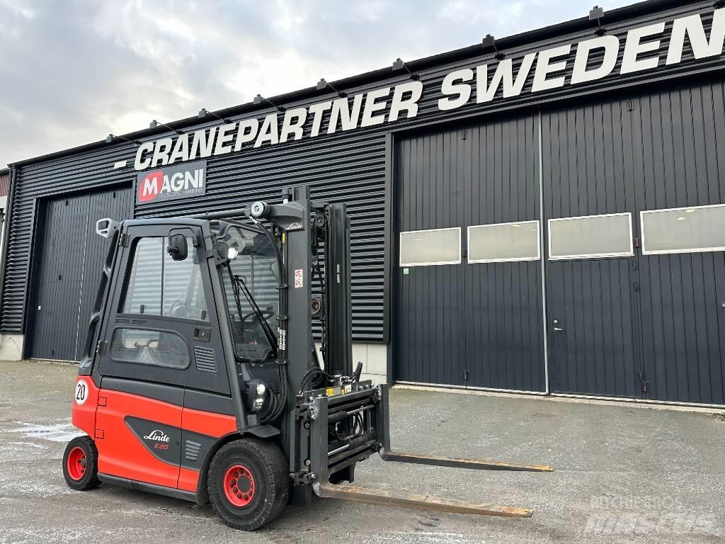 Linde E 20 전동 지게차