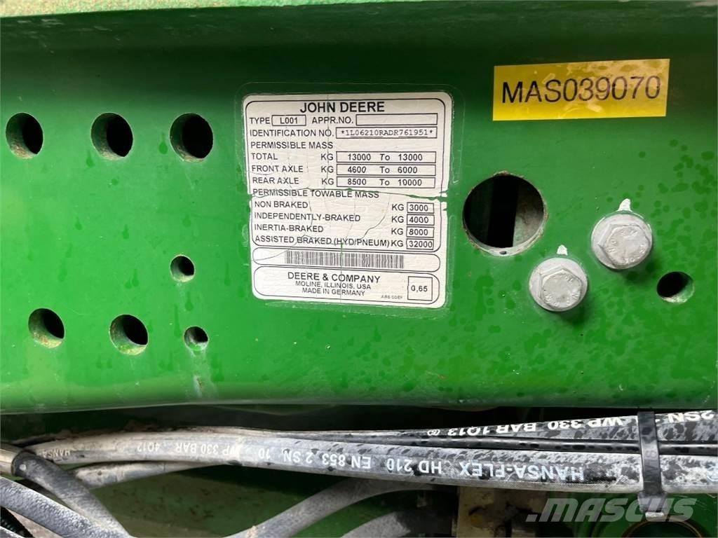 John Deere 6210R 트랙터
