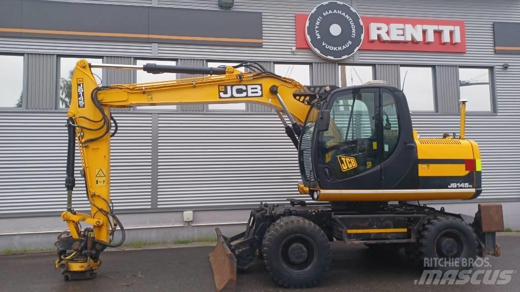 JCB JS 145 W  휠 굴삭기