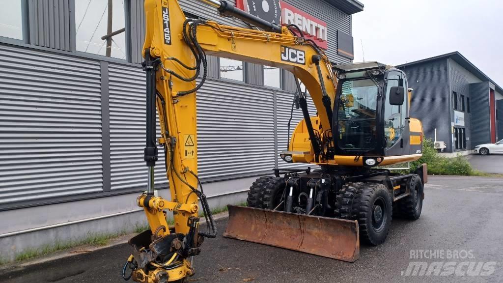 JCB JS 145 W  휠 굴삭기