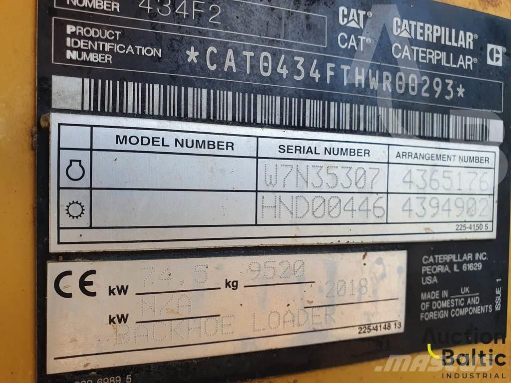 CAT 434 F2 백호로더