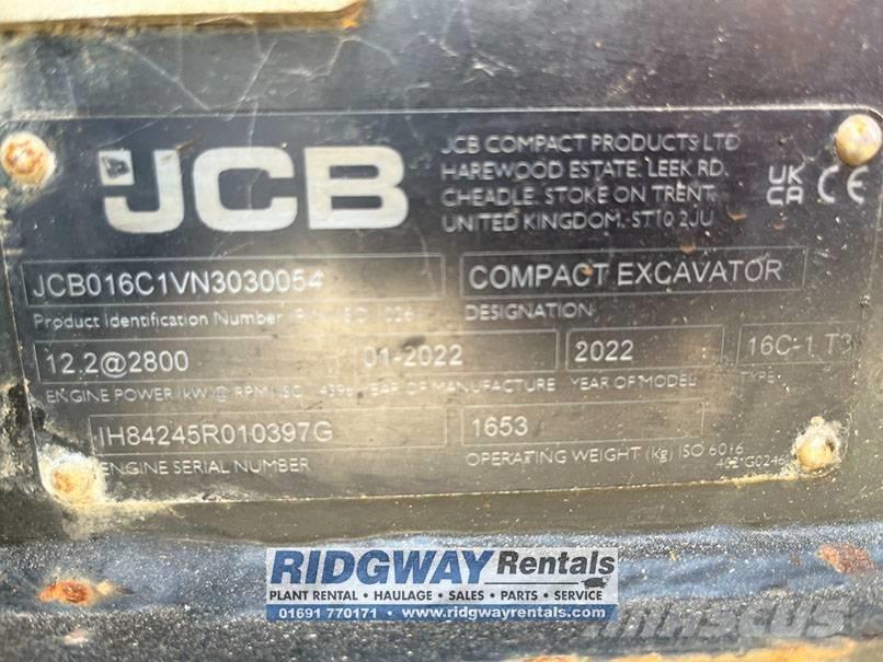 JCB 16 C-1 소형 굴삭기 7톤 미만