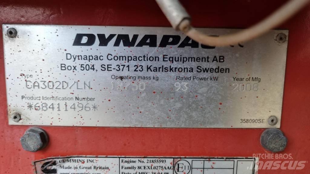 Dynapac CA302D, Vält 싱글 드럼 롤러