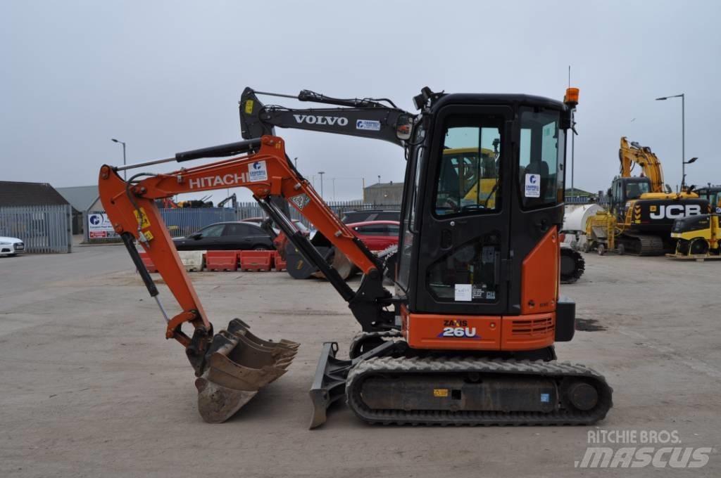 Hitachi ZX 26 U-6 소형 굴삭기 7톤 미만