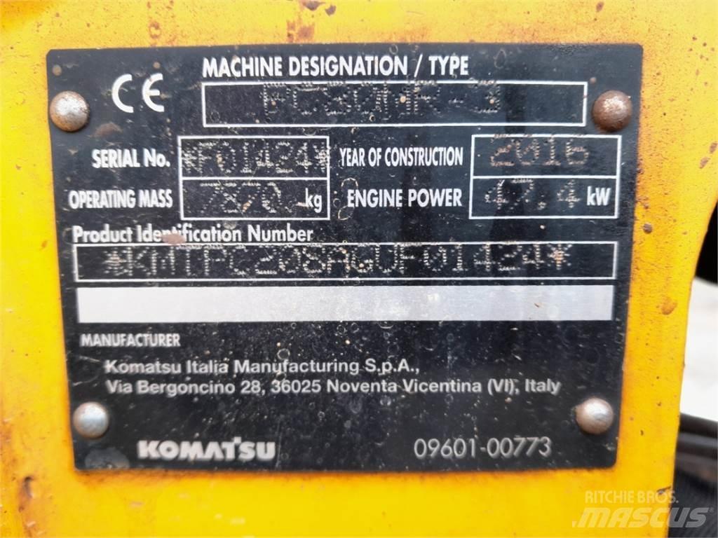 Komatsu PC80 소형 굴삭기 7톤 미만