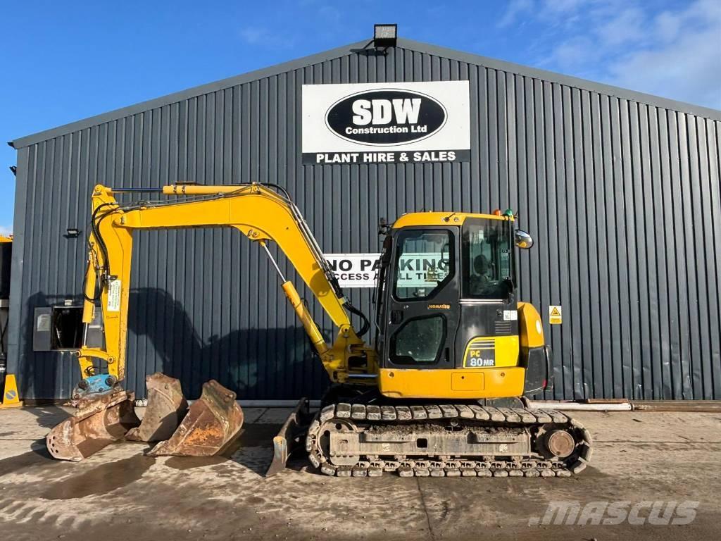 Komatsu PC 80 MR-3 중형굴삭기 7톤-28톤