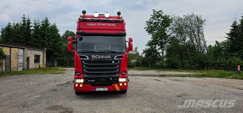 Scania R 730 훅 리프트 트럭