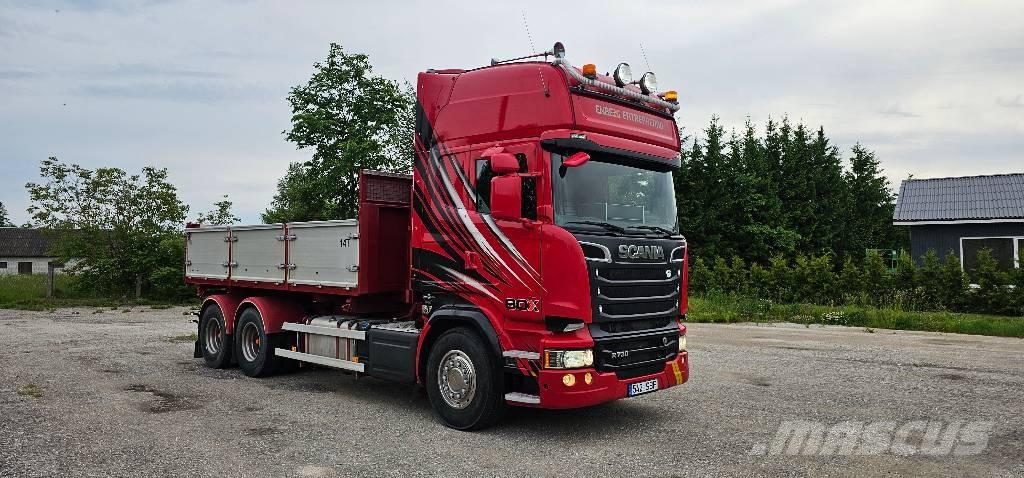 Scania R 730 훅 리프트 트럭