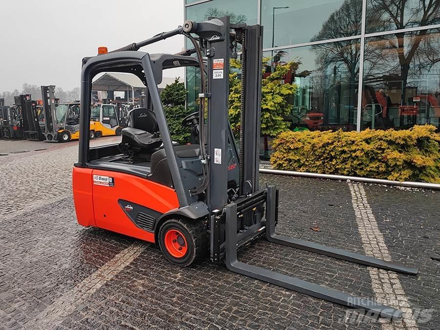 Linde E20L-02 전동 지게차