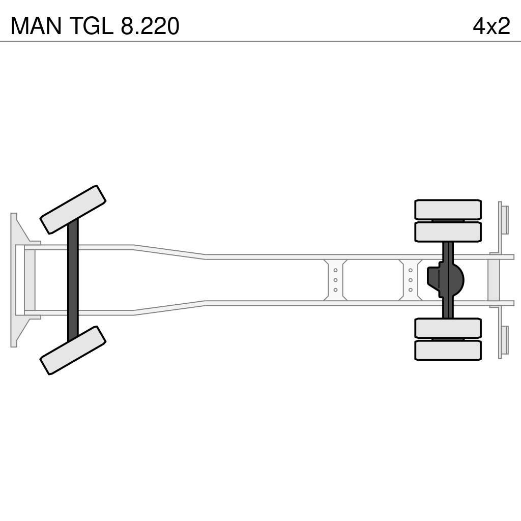 MAN TGL 8.220 탑차 트럭
