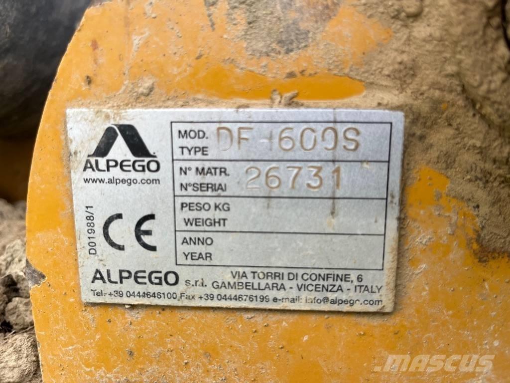 Alpego DF 600 파워 하로우 및 로토틸러(회전 경운기)