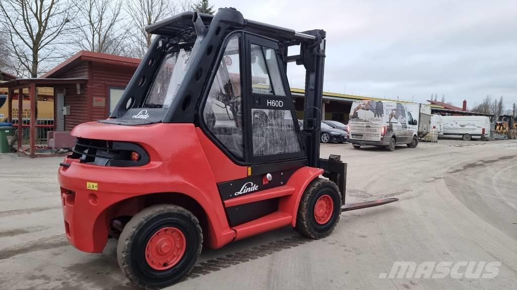 Linde H 60 D-02 디젤 지게차