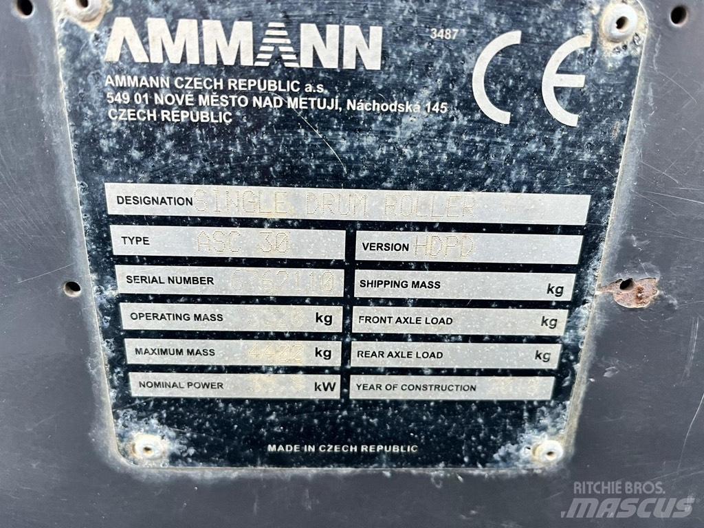 Ammann ASC 30 싱글 드럼 롤러