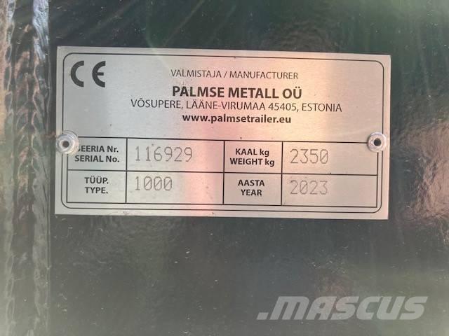 Palmse Trailer D1000 티퍼 트레일러