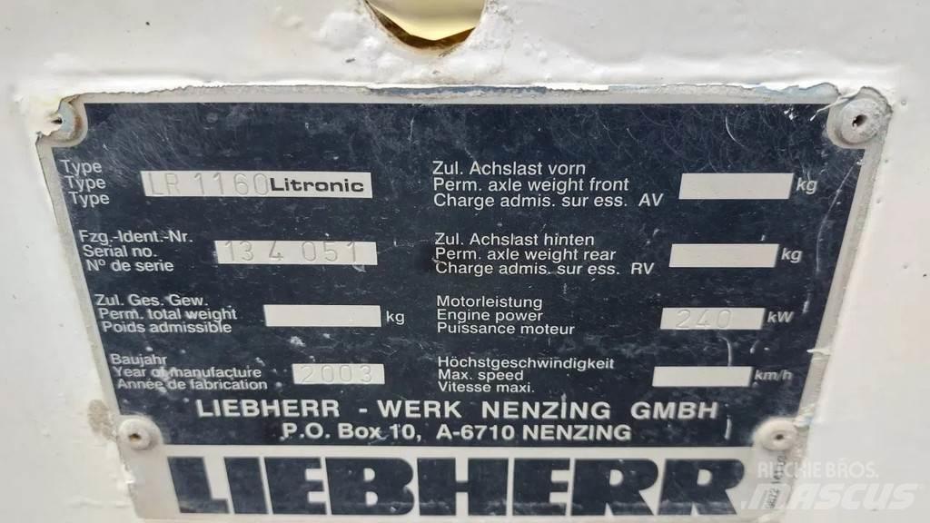 Liebherr LR 1160 트랙 크레인