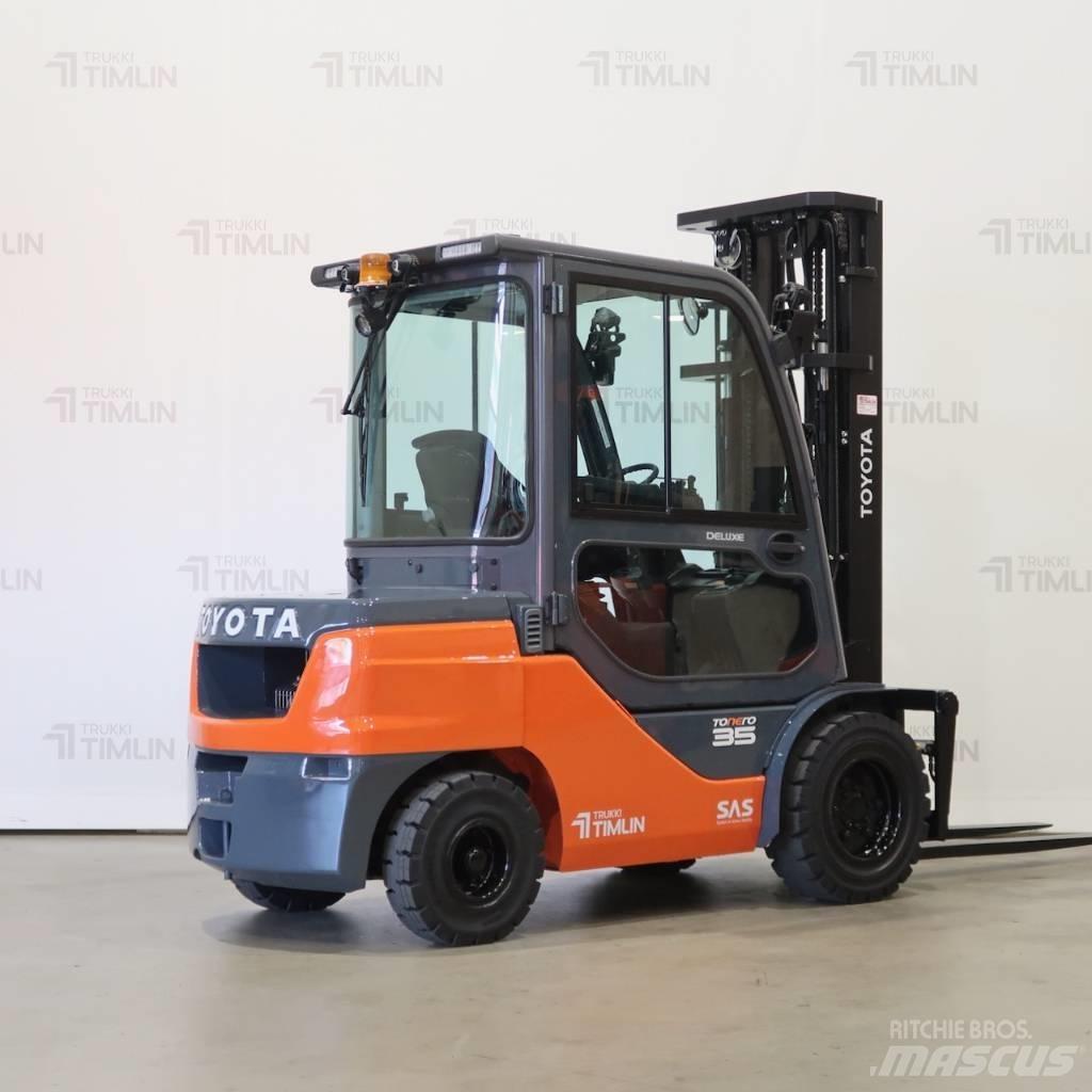 Toyota 02-8FDJF35 디젤 지게차