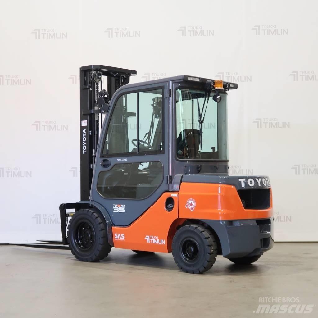 Toyota 02-8FDJF35 디젤 지게차