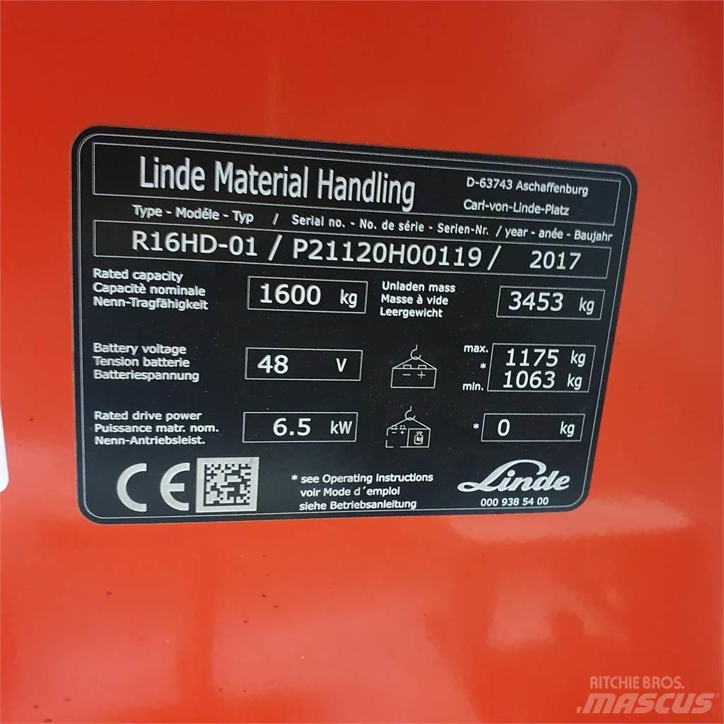 Linde R16HD 리치 트럭