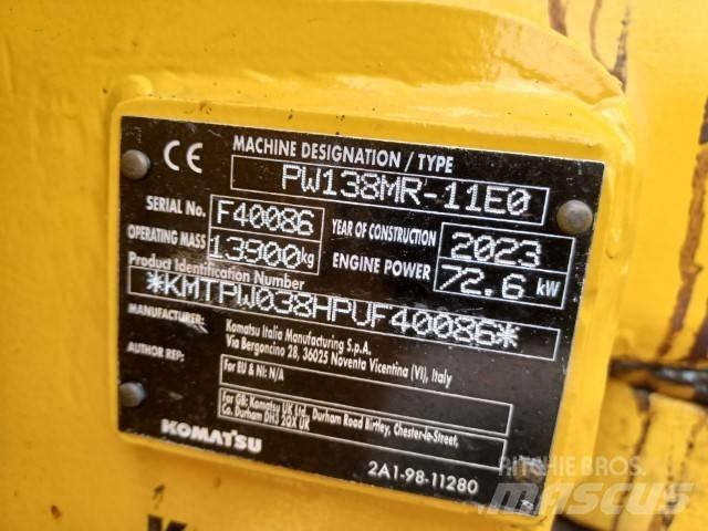 Komatsu PW138MR-11E0  휠 굴삭기
