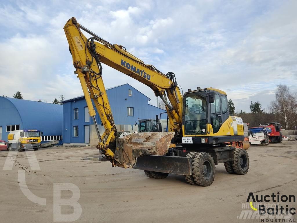 Komatsu PW160-7  휠 굴삭기