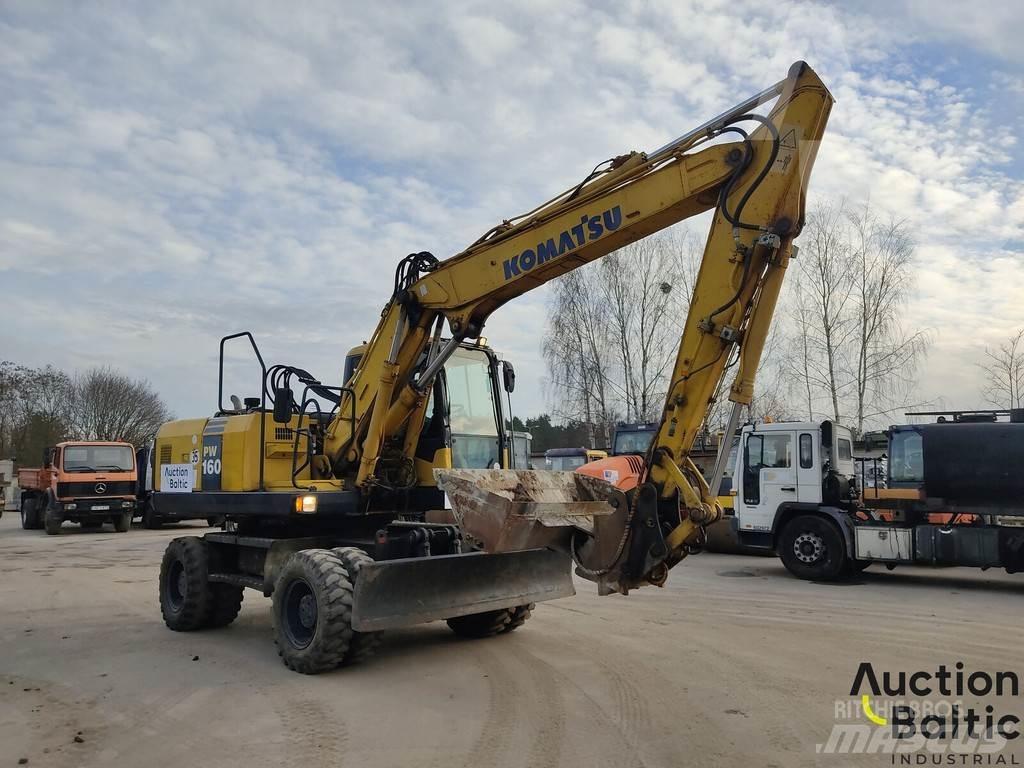 Komatsu PW160-7  휠 굴삭기
