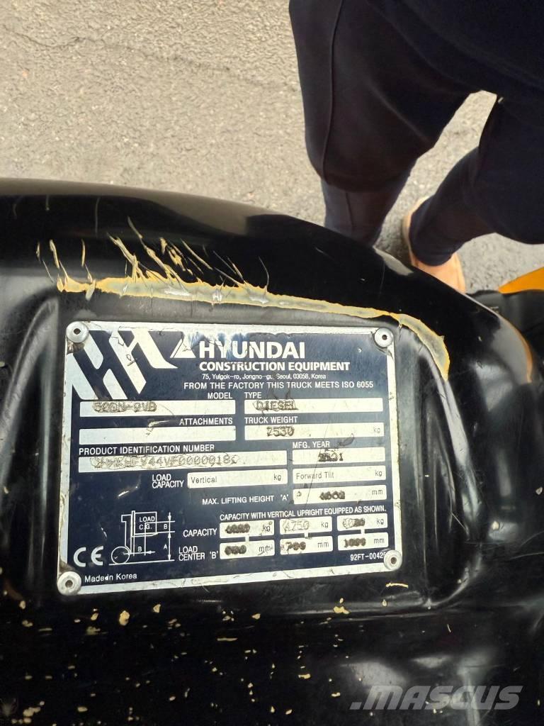 Hyundai 50 DN-9 VB 디젤 지게차